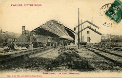Apogée Vapeur, gare de Saint-Girons, coll. Cartophiles Ariégeois