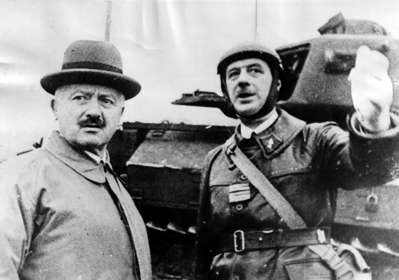 Charles de Gaulle et Albert Lebrun