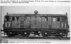 Apogee  Vapeur - Locomotive fourgon PO E9-13