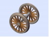 Essieu porteur 16.3 mm 15 rayons
